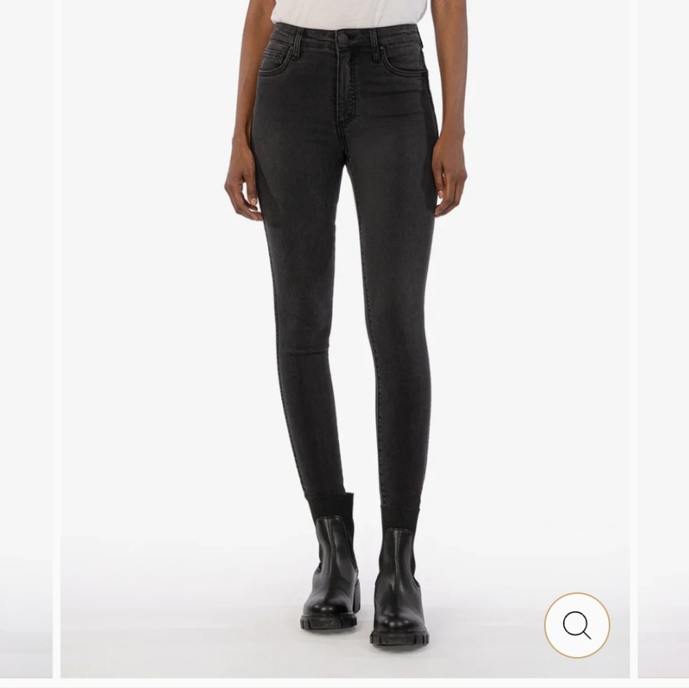 Kut from the Kloth Black High Rise Jeans Size 20